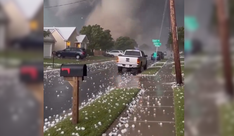 Tempestade tropical Edouard atinge costa dos EUA com ventos fortes e granizo