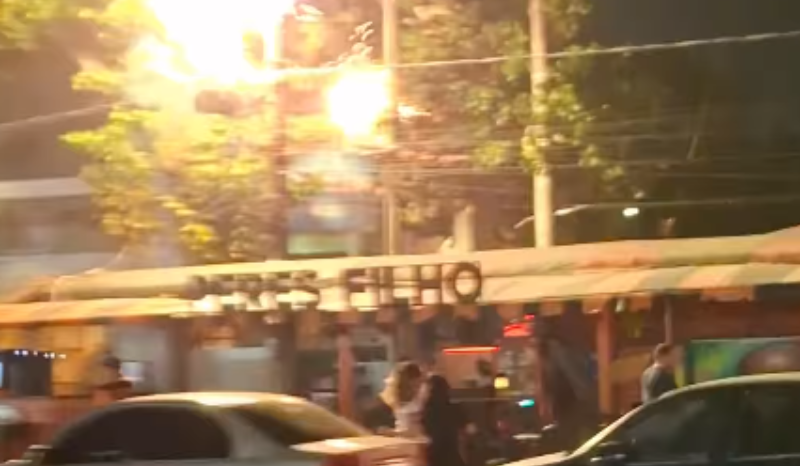 Temporal em Manaus gera sustos e problemas após explosão de transformador
