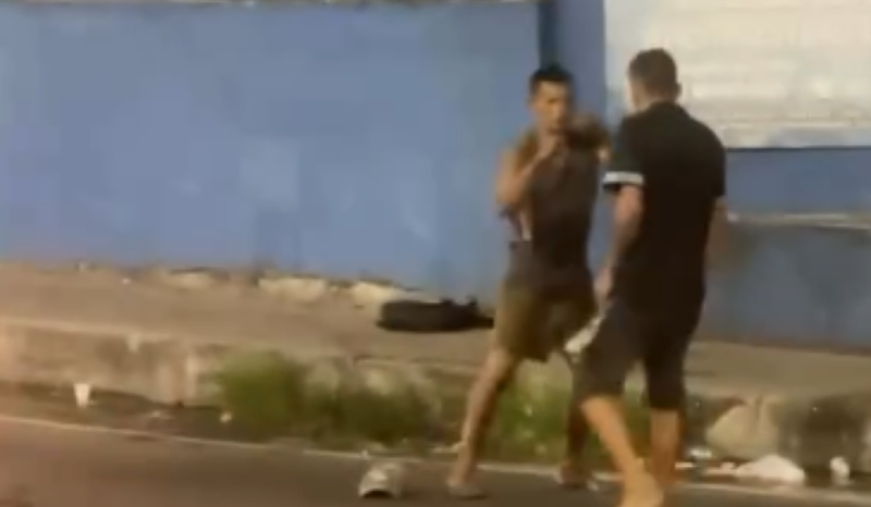 Briga entre dois homens na Bola do Produtor em Manaus viraliza nas redes
