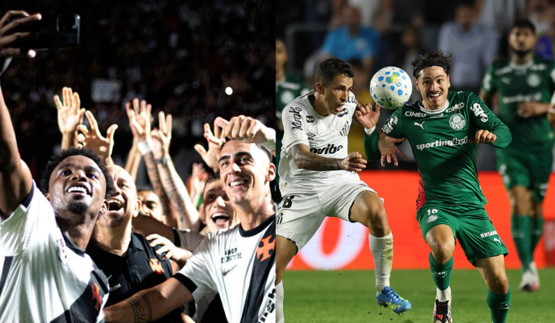 Vasco e Palmeiras vencem e avançam às semifinais da Copa do Brasil