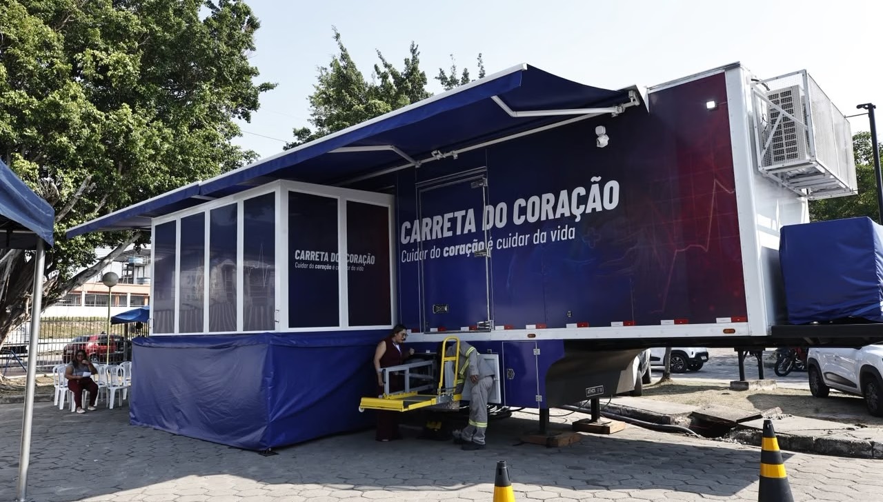 Carreta do Coração inicia atendimentos cardiológicos em Manaus