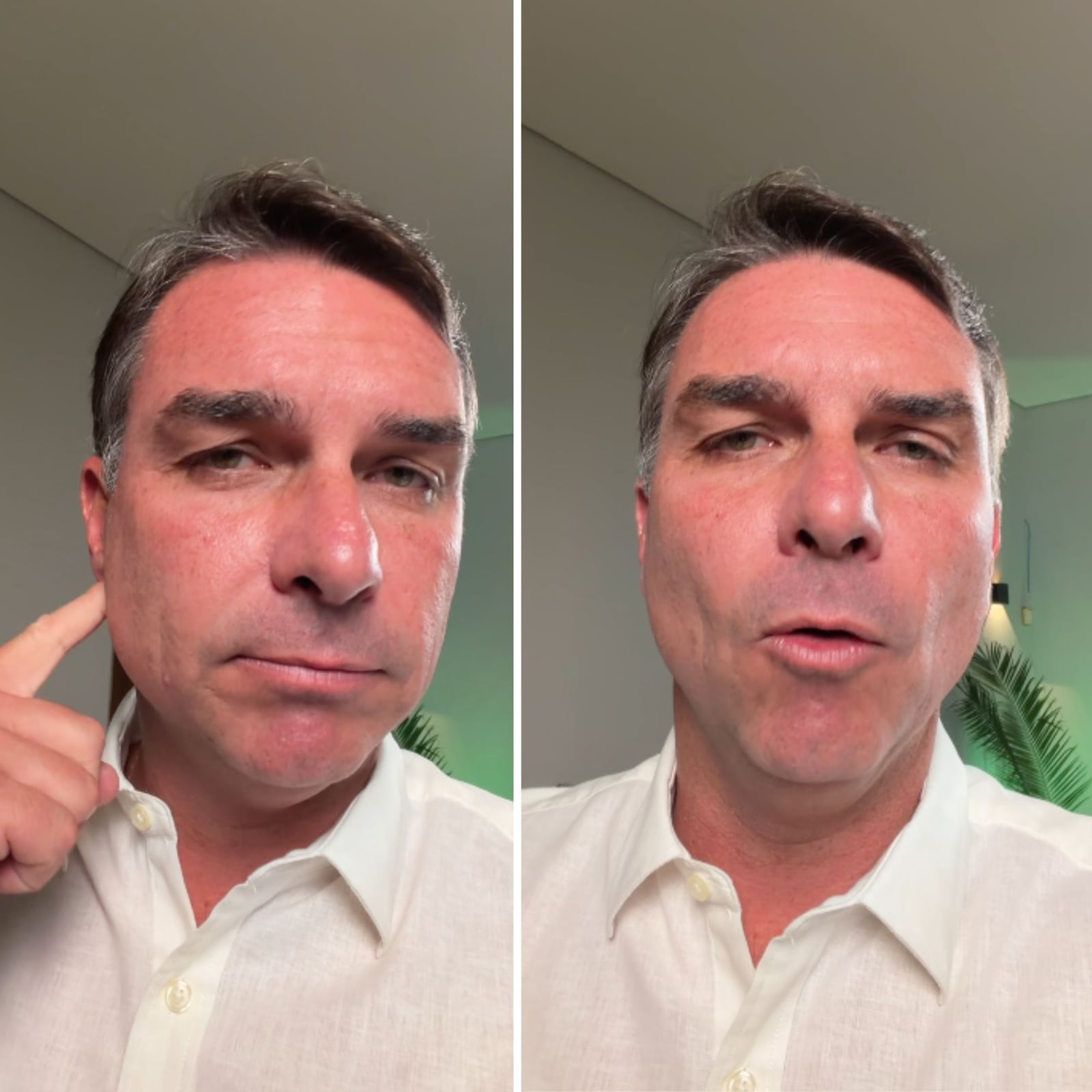 Flávio Bolsonaro tem propaganda eleitoral veiculada sem áudio em Brasília