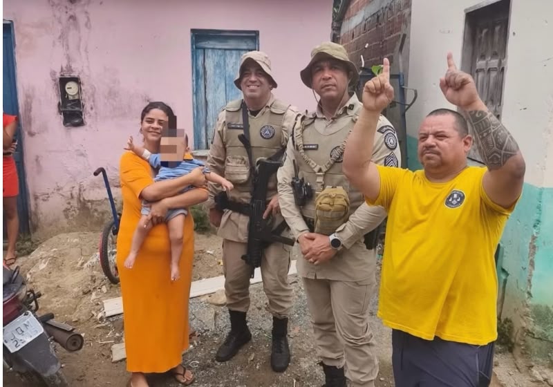Bebê sequestrado na Bahia é resgatado e retorna para casa com a família