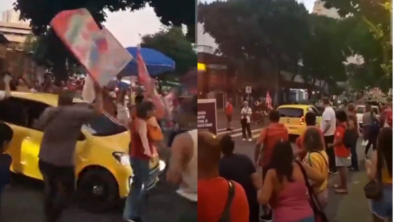 Homem de 67 anos é atropelado durante ato em apoio a Lula em BH