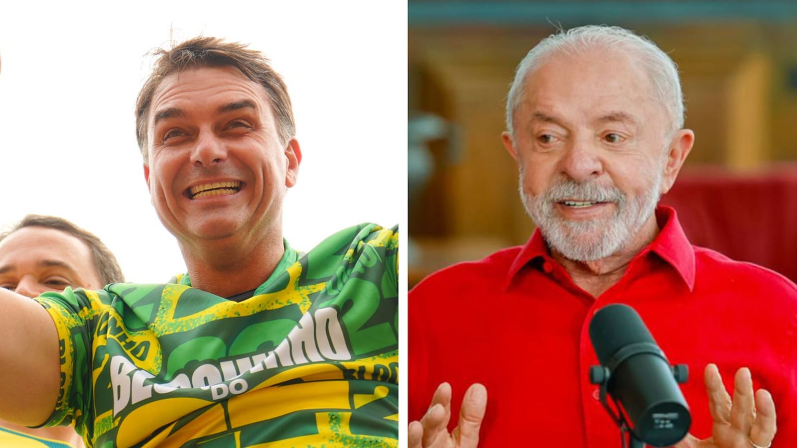 Flávio Bolsonaro faz ato na Paulista e Lula reforça campanha nas redes