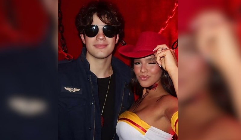 Duda Guerra e Rodrigo Silva são vistos juntos em festa de Halloween em São Paulo