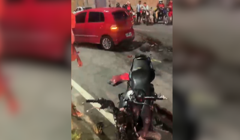 Tragédia em Manaus: Acidente entre carro e motos resulta em morte de motociclista