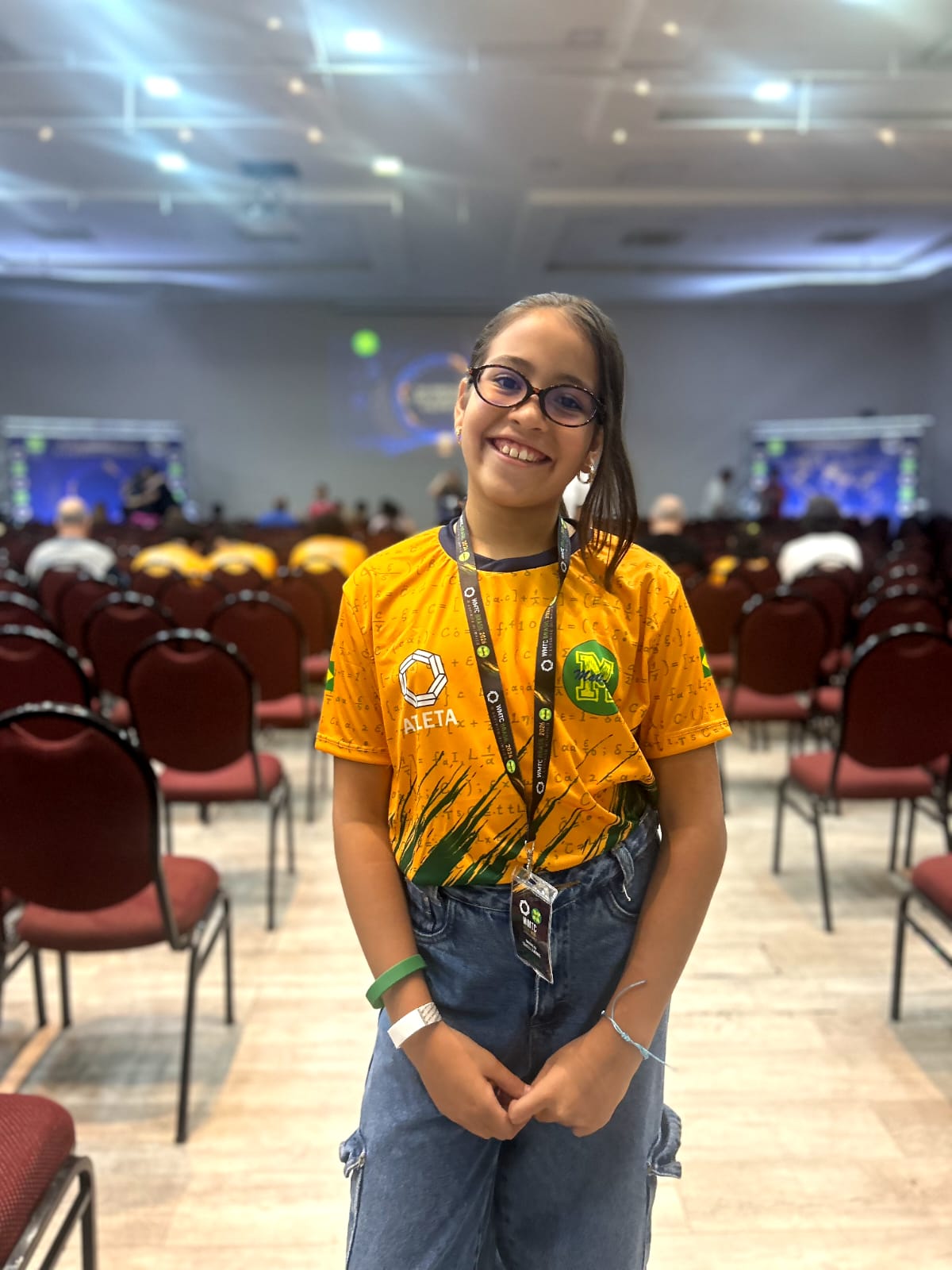 Anabella Soares, de 10 anos, representará o Brasil em mundial de matemática
