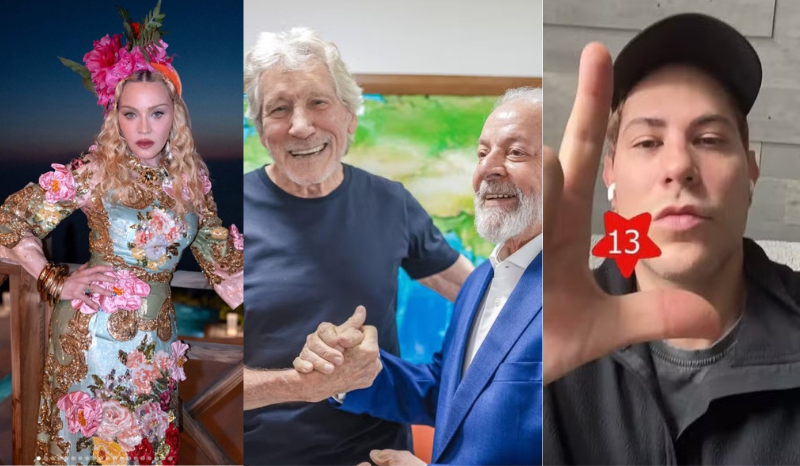 Madonna, Roger Waters, ex-RBD e outros artistas internacionais apoiam Lula