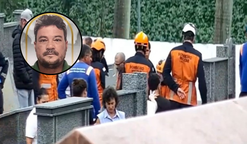 Homem morre após cair em cova do pai durante velório de amigo