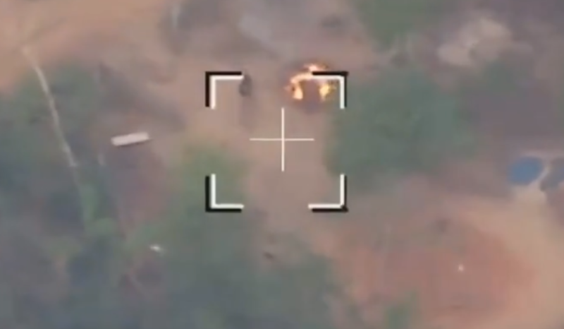 Drone captura momento de incêndio provocado por suspeitos em Cacau Pirêra