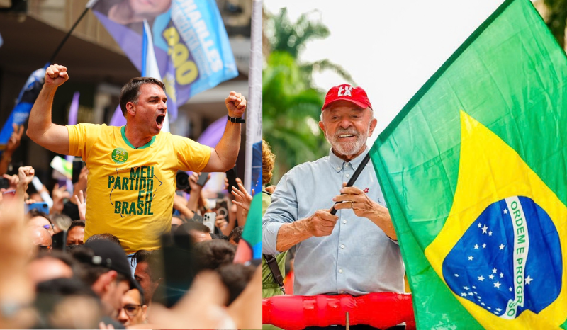 Lula e Flávio Bolsonaro disputarão segundo turno das eleições presidenciais