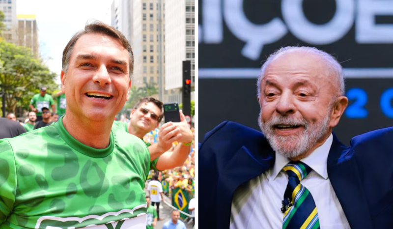 Flávio Bolsonaro lidera com 50,3% sobre Lula em pesquisa do BTG/Nexus
