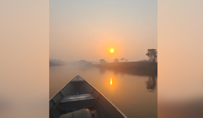 Fumaça cobre rios do Amazonas e afeta Manaus pelo 5º dia seguido