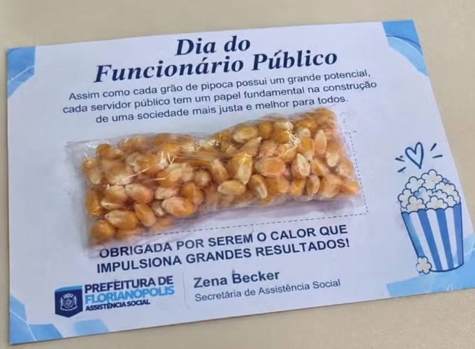 Brinde da Prefeitura de Florianópolis gera polêmica e risadas online
