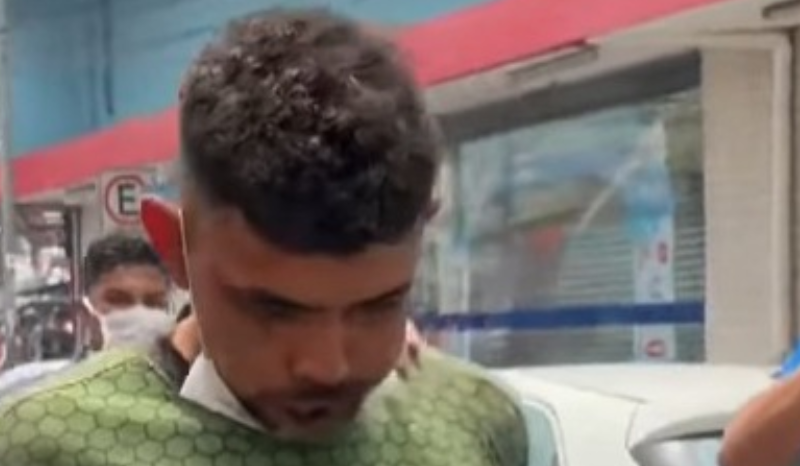 Homem é preso suspeito de furtar lojas durante incêndio no Centro de Manaus