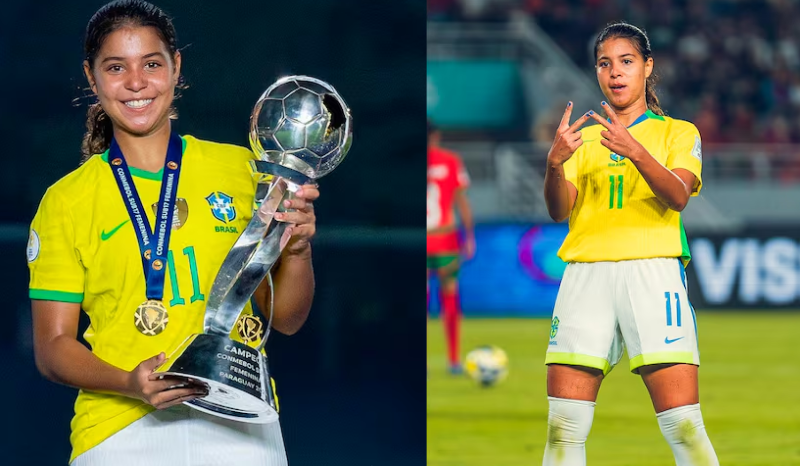 Giovanna Waksman: A jovem brasileira elogiada por Messi como 'craque do futuro'