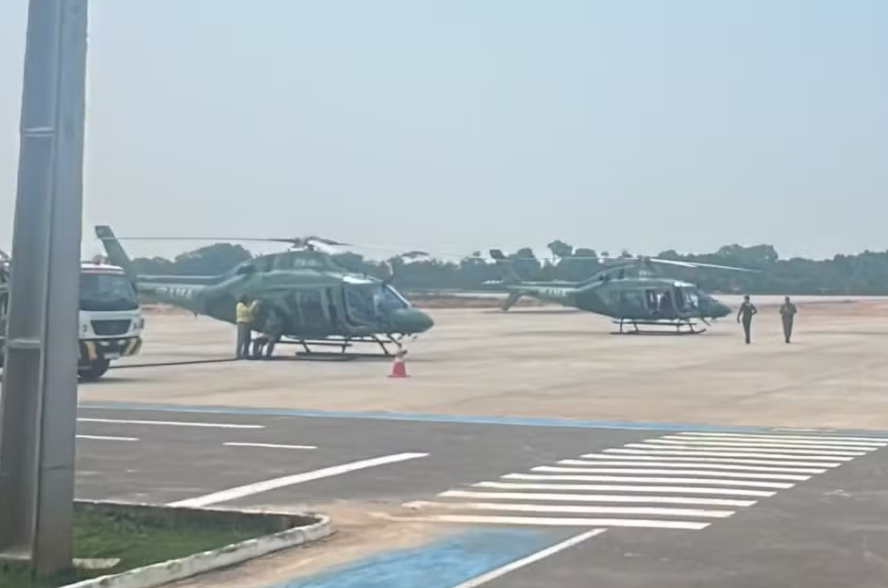 Aeronaves para combate a queimadas no Amazonas chegam a Manaus