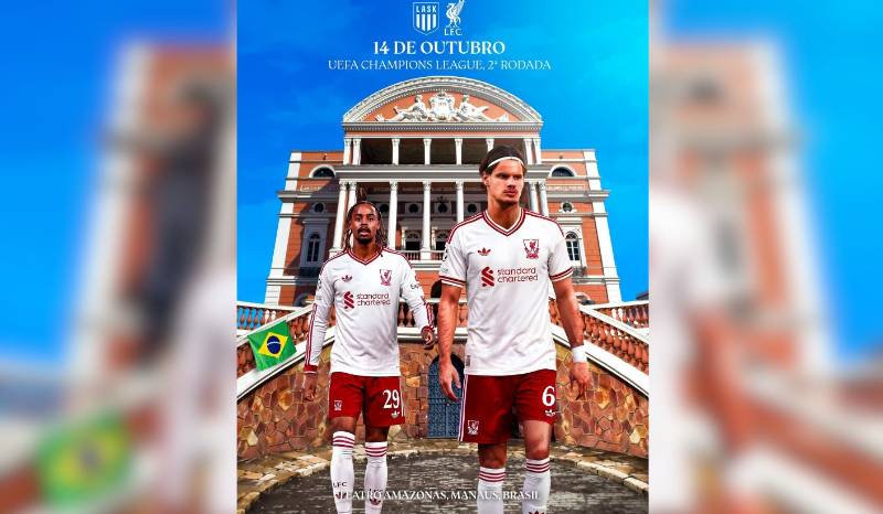 Teatro Amazonas é destaque em publicação do Liverpool nas redes sociais