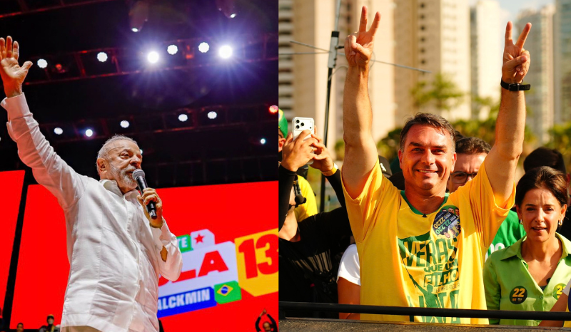 Pesquisa Real Time Big Data: Lula tem 46% e Flávio Bolsonaro 41% no 1º turno