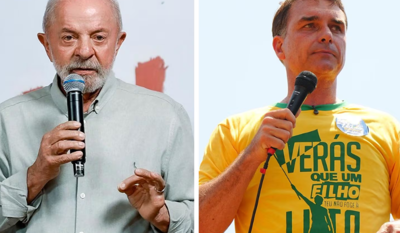 Lula destaca realizações e Flávio Bolsonaro foca em representação na Câmara