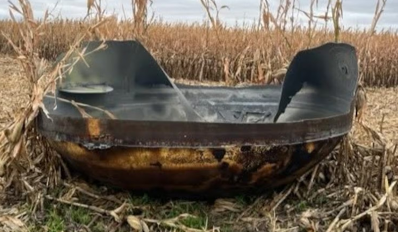 Objeto desconhecido encontrado em milharal de Minnesota pode ser do espaço