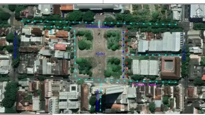 Rua do Congresso em Manaus terá sentido invertido para testes de trânsito