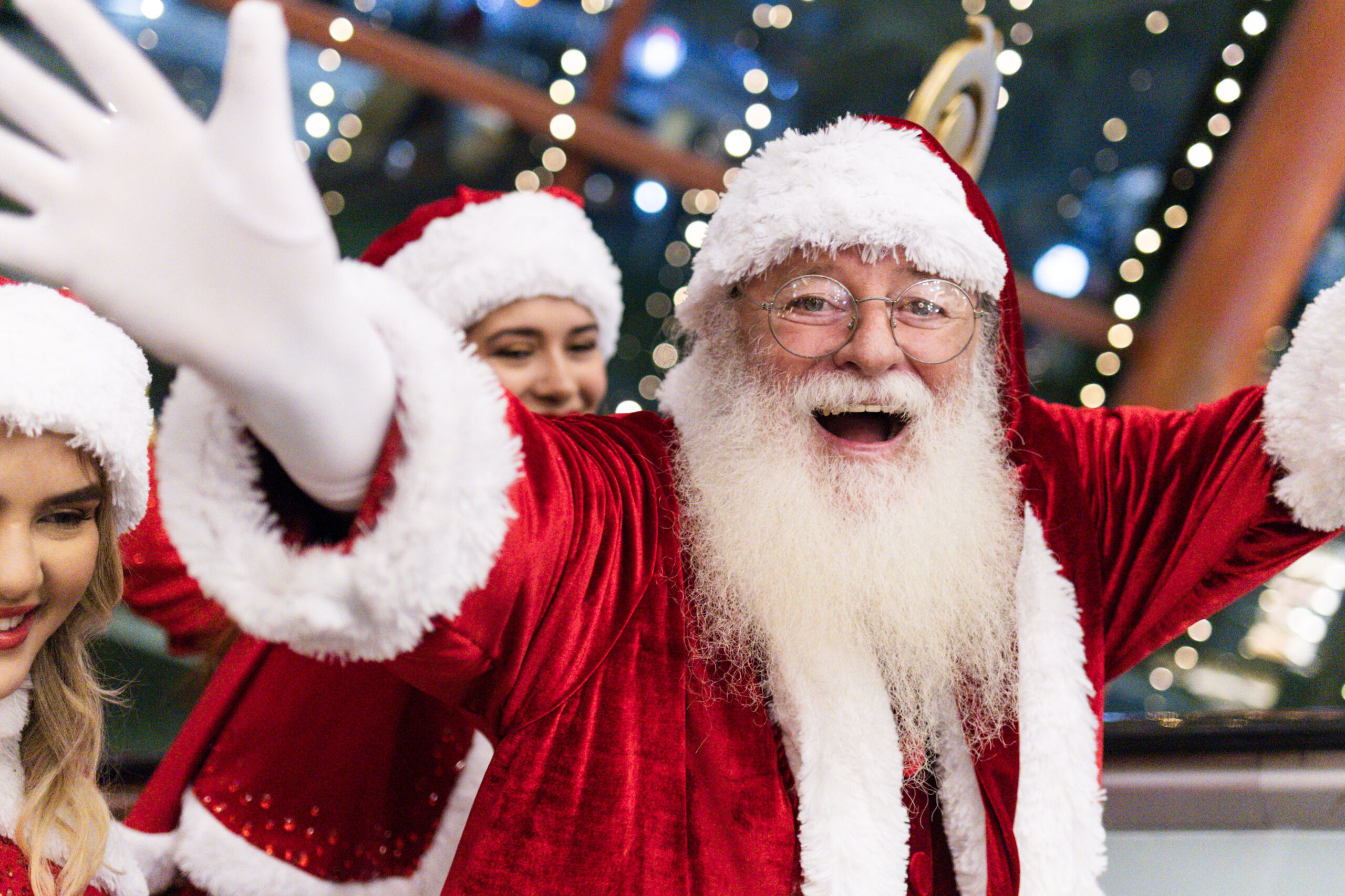 Chegada do Papai Noel marca início do Natal em shoppings de Manaus