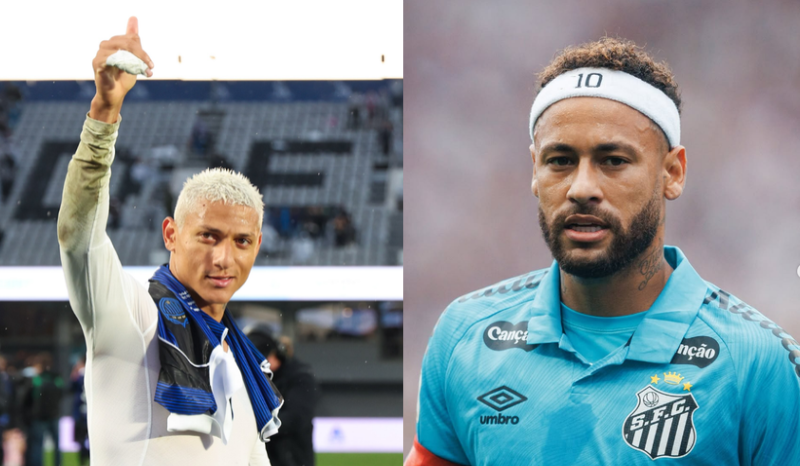Richarlison provoca Flávio Bolsonaro e Neymar responde com ironia