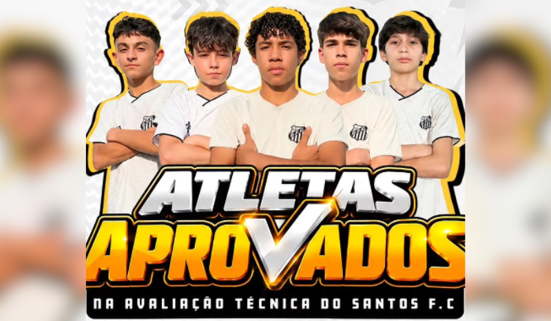 Atletas amazonenses se destacam em avaliação do Santos e avançam etapas