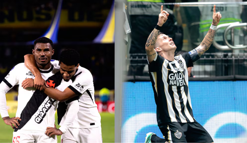Vasco e Atlético-MG podem fazer história com final 100% brasileira na Sul-Americana