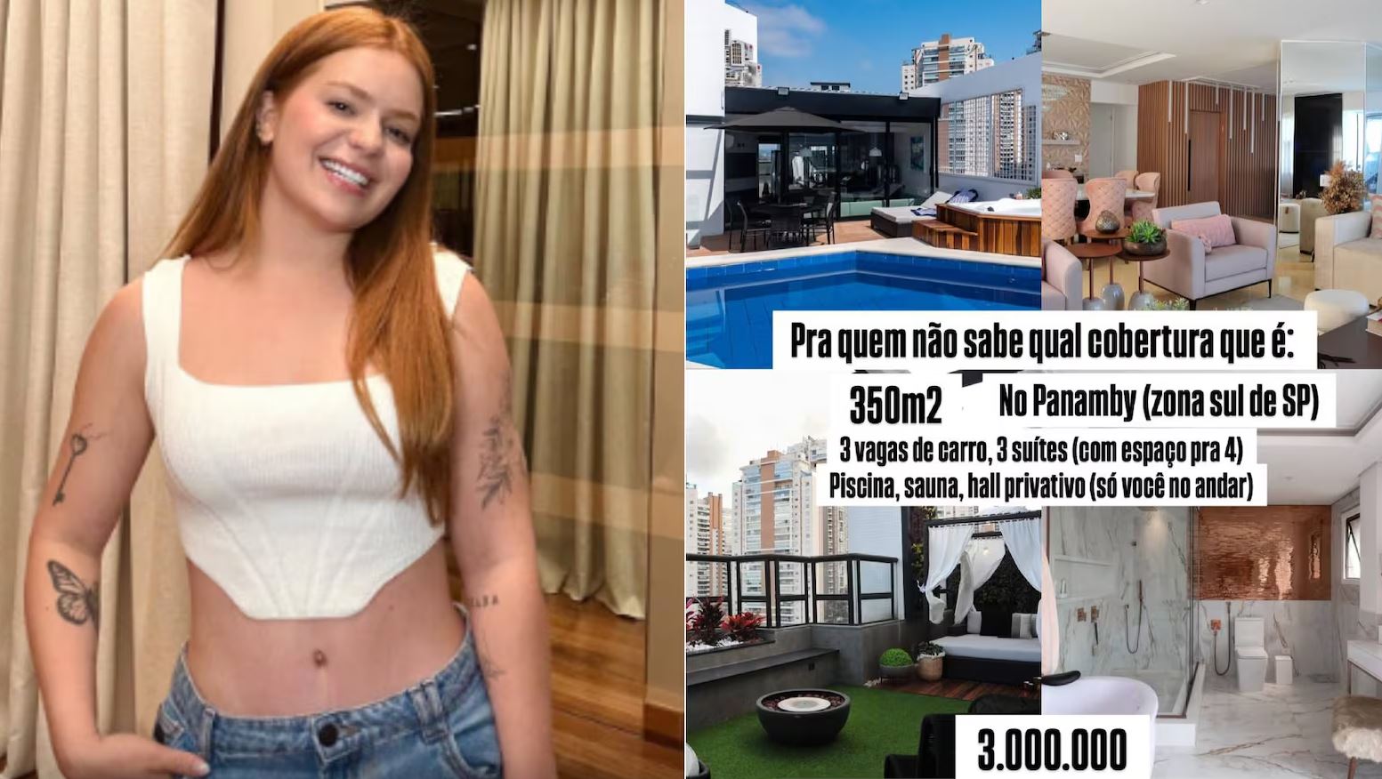 Viih Tube reduz preço de cobertura em R$ 1,5 milhão para venda