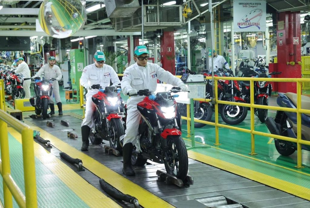 Produção de motocicletas no PIM atinge 1 milhão no primeiro semestre