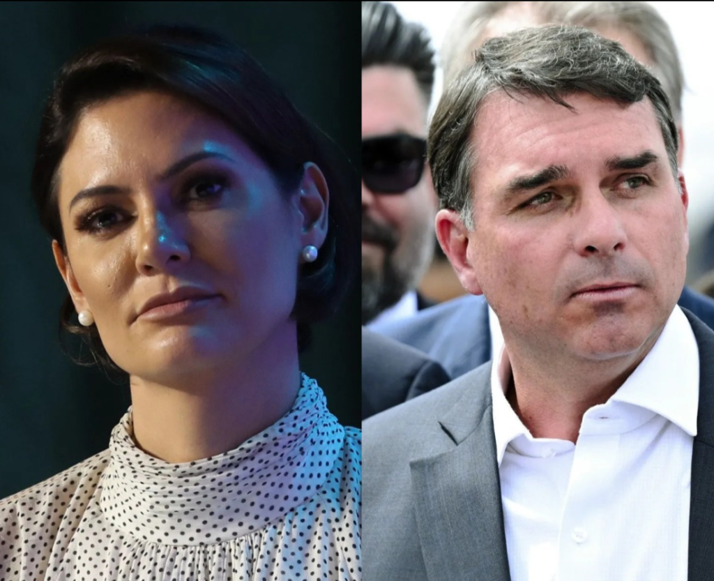 Vazamento de áudio de Flávio Bolsonaro amplia tensão entre Michelle e filhos