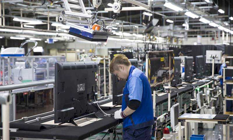 Produção de TVs segue aquecida no Polo Industrial de Manaus