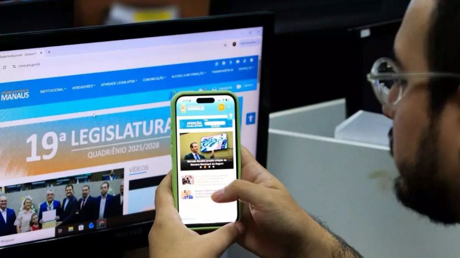 Câmara Municipal de Manaus lança novo portal para maior transparência