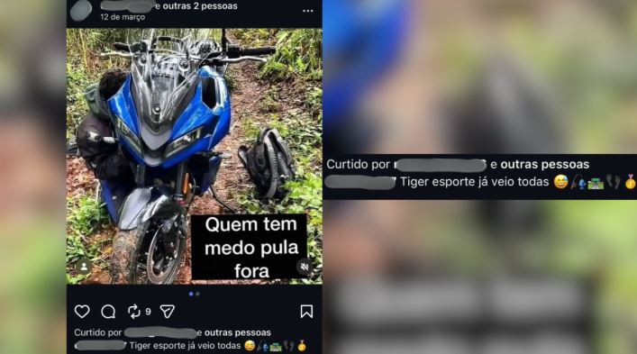 Influenciadores suspeitos exibem objetos de roubos nas redes sociais