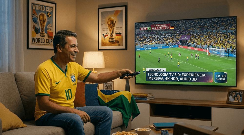 Venda de TVs deve crescer até 20% com a Copa do Mundo de 2026
