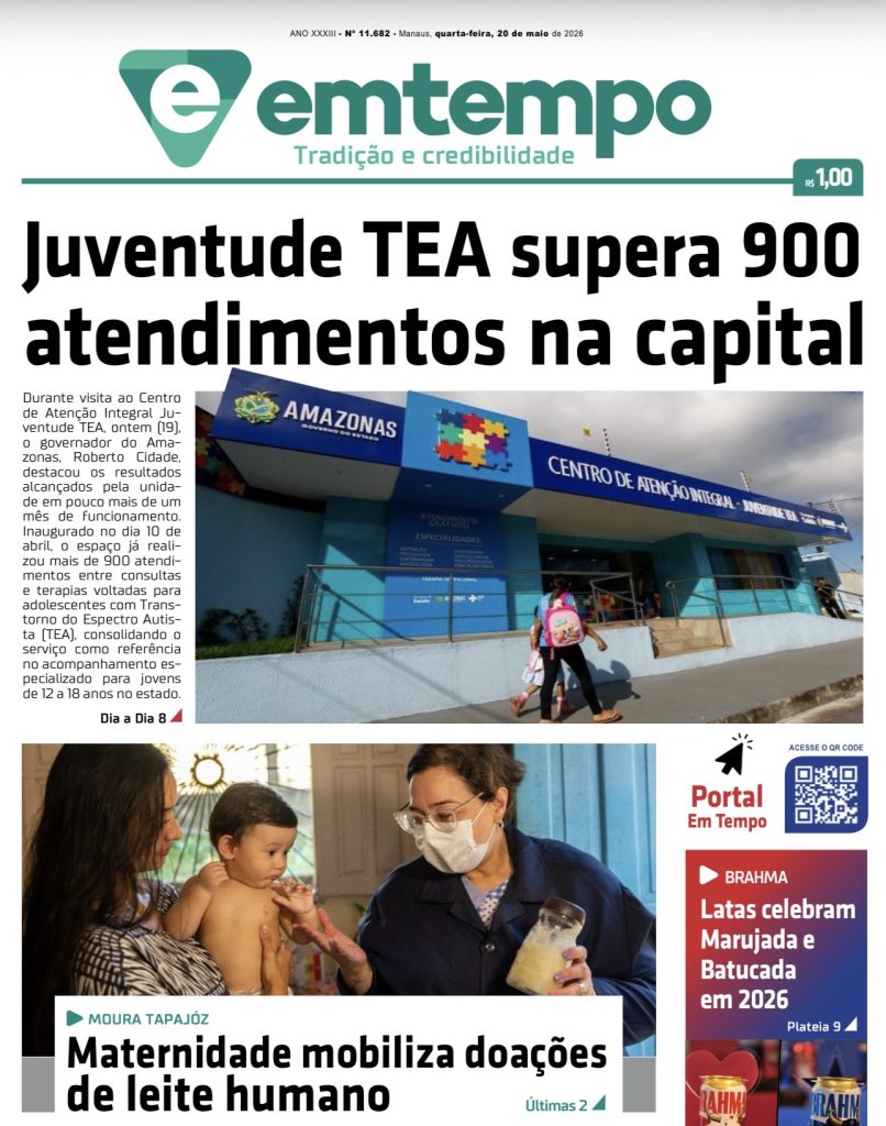 Jornal Em Tempo – quarta-feira, 20 de maio de 2026