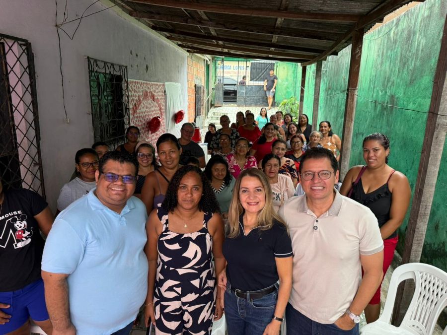 Segundo vice-presidente do União Brasil Amazonas visita Instituto de Desenvolvimento Social e Cidadania