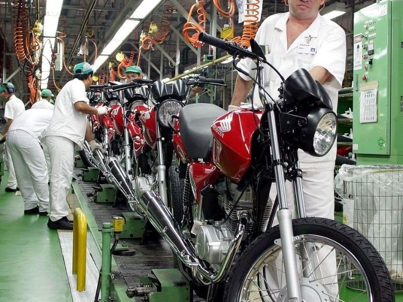 Produção de motocicletas no PIM cresce 10,6% no início de 2026