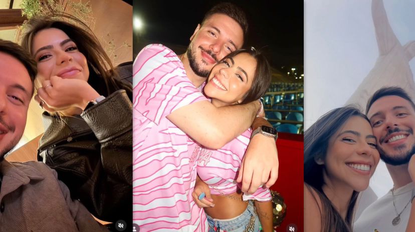 Léo Hirschmann assume namoro com Bruna Mirandola nas redes sociais