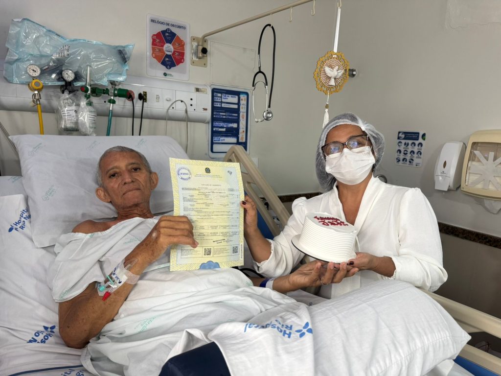 Casamento emocionante acontece dentro do Hospital Rio Negro em Manaus