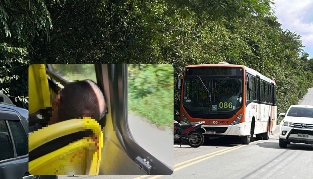 Homem de 42 anos é morto com tiro na cabeça dentro de ônibus em Manaus