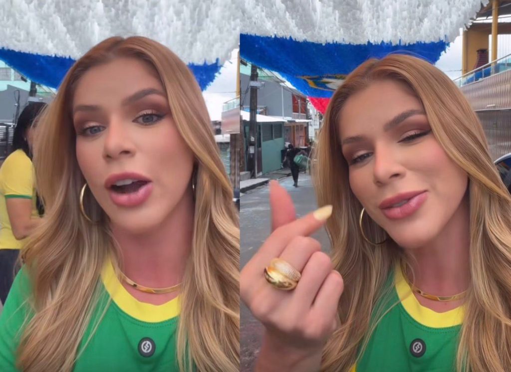 Influenciadora relata cobrança para gravar na Rua da Copa em Manaus