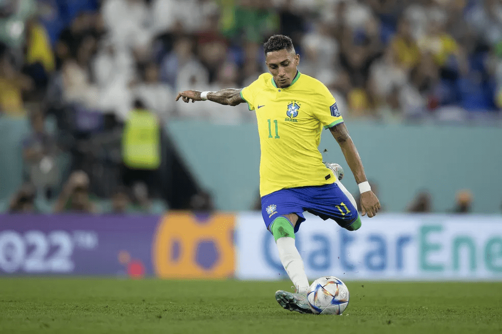 Raphinha é alvo de críticas antes da partida Brasil x Haiti