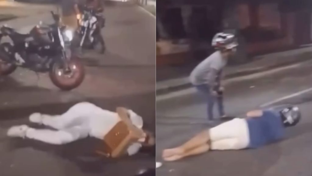 Casal fica ferido após acidente com suposto racha na Djalma Batista