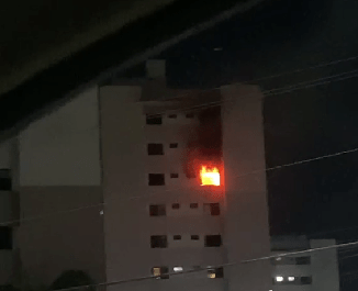 Incêndio destrói apartamento e causa morte de cachorro em Manaus