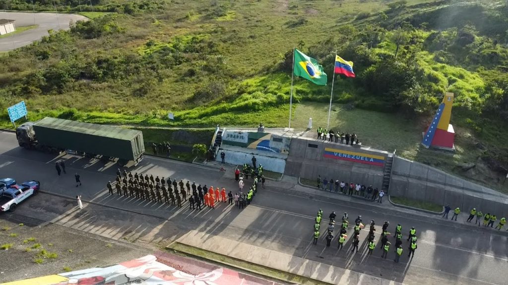 Ajuda humanitária de Manaus chega à fronteira com a Venezuela