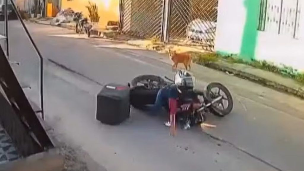 Águas de Manaus é multada após acidente com motociclista em rua da zona norte
